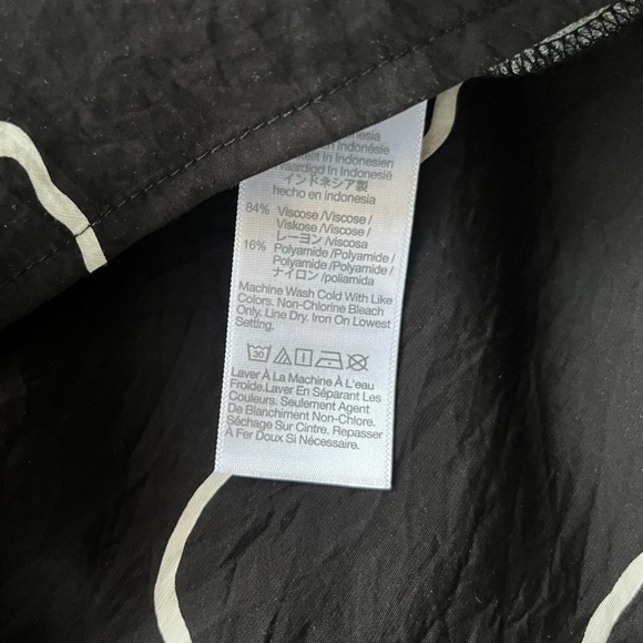 NEW Madewell The Layton Midi Slip Dress Size 2 Black & White Stripe $128 Retail - Picture 7 of 12